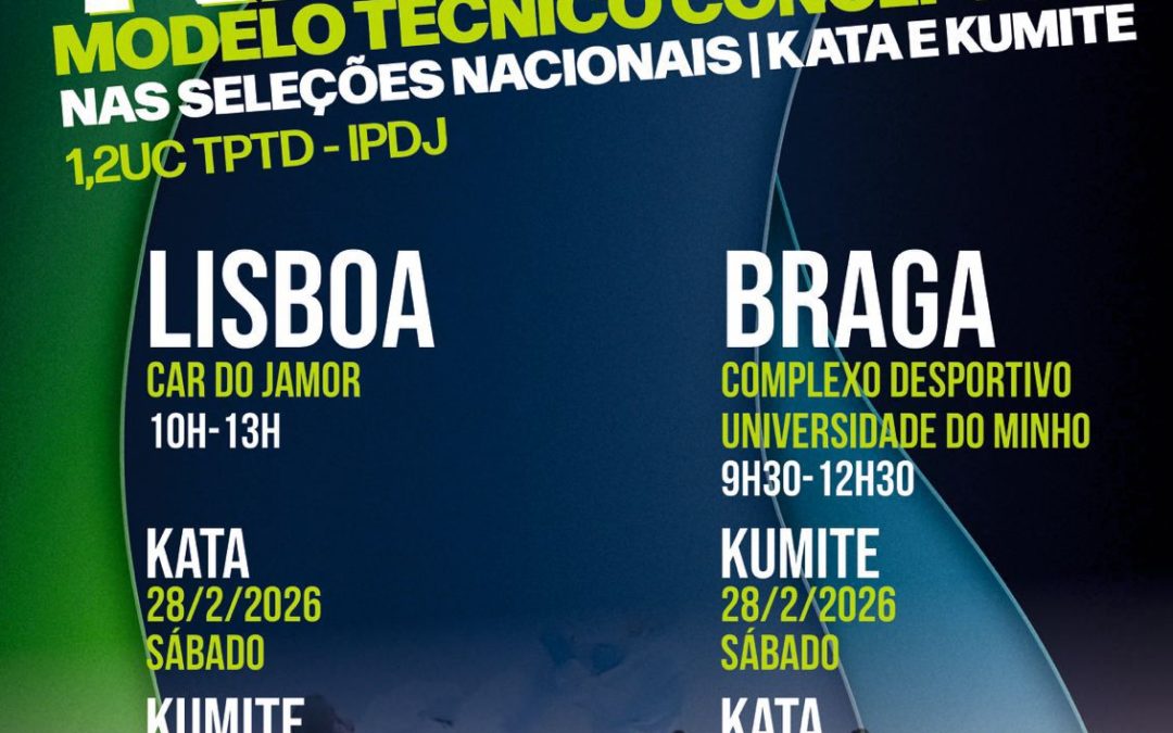 Ação de Formação – Modelo Técnico Conceptual nas Seleções Nacionais – Kata e Kumite