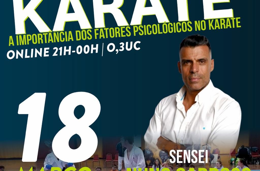 Ação de Formação “Modelo Técnico Conceptual nas Seleções Nacionais – Kata e Kumite” | 28 de fevereiro de 2026 – ALTERAÇÃO